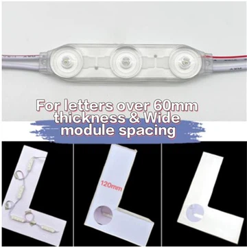 3 LED 2835 SMD Modül 175 Derece